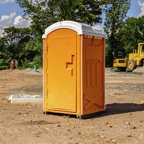 are there different sizes of portable restrooms available for rent in Le Ray